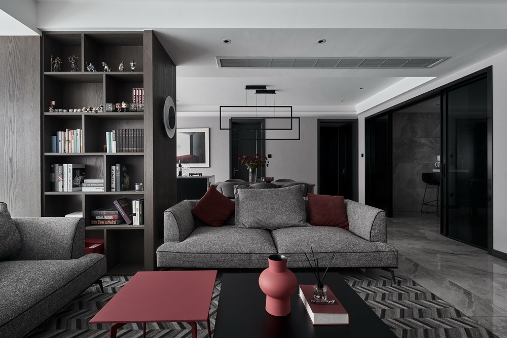 嘉興市寶石公館現(xiàn)代風(fēng)格四居室裝修案例