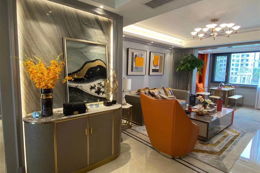 南平市南平碧桂園&middot;松溪府輕奢風格三居室裝修案例