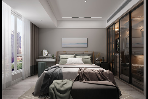 玉林市美家園現(xiàn)代簡(jiǎn)約風(fēng)格三居室裝修案例