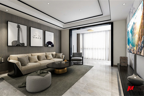 德陽(yáng)市春天雅庭現(xiàn)代簡(jiǎn)約風(fēng)格三居室裝修案例