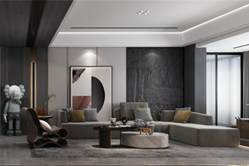 潮州市八號工業區住宅現代簡約風格三居室裝修案例