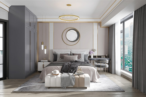 茂名市名門世家現(xiàn)代簡約風格三居室裝修案例