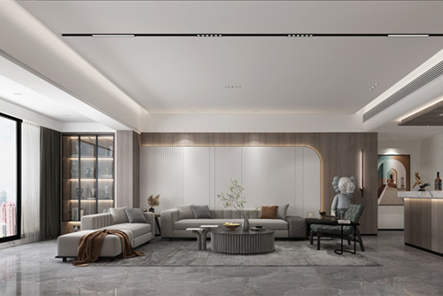 潮州市北園路8號小區(qū)現(xiàn)代簡約風格四居室裝修案例