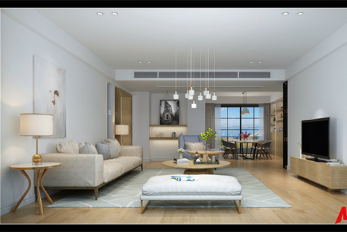 湛江市城市美林現(xiàn)代簡(jiǎn)約風(fēng)格三居室裝修案例