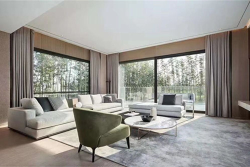 陽江市京源上景現代簡約風格三居室裝修案例