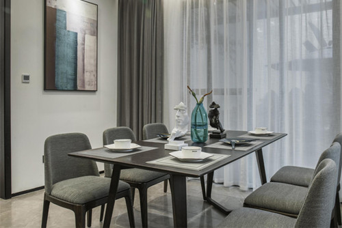 海口市南濱駿園現代簡約風格別墅裝修案例