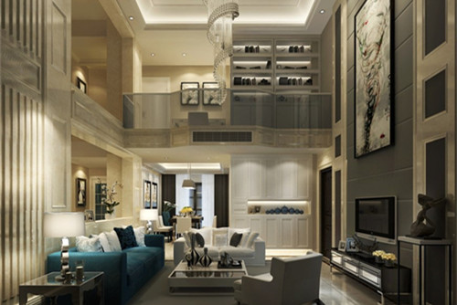 海口201-300平米現(xiàn)代簡約風格國際名城室內設計效果圖