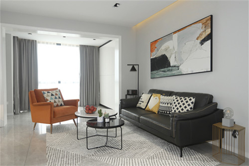 海口市都市森林現(xiàn)代簡約風格三居室裝修案例