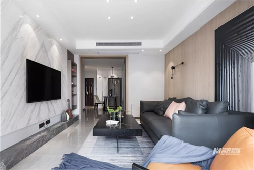 常州市星河丹堤城央印別墅現(xiàn)代簡約風(fēng)格二居室裝修案例