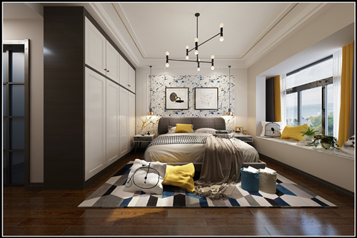 佛山市弘陽德商昕悅府現(xiàn)代簡約風(fēng)格三居室裝修案例