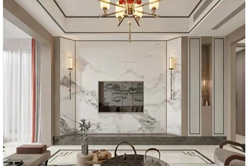 揭陽市博雅苑A區(qū)新中式風(fēng)格平層裝修案例