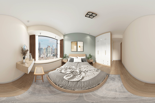 江門市德信園北歐風格三居室裝修案例