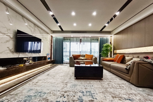 茂名市財富寫字樓現代簡約風格三居室裝修案例