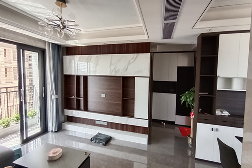 茂名市城市時代廣場現代簡約風格三居室裝修案例