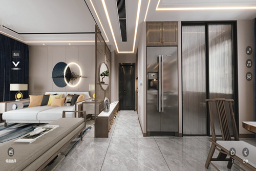 茂名市德威雅苑現代簡約風格別墅裝修案例