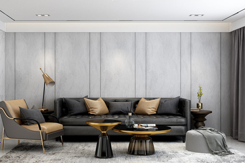 中山市星際豪庭輕奢風格平層裝修案例