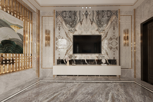 清遠市鳳凰小區(qū)歐式風格別墅裝修案例