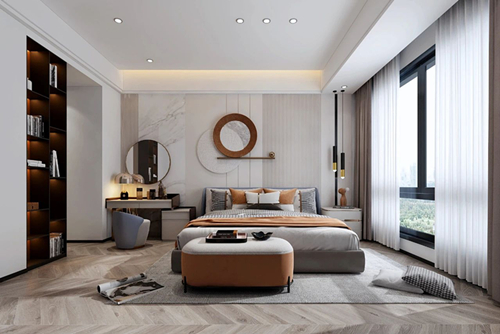 福州市龍湖&middot;觀宸現代風格三居室裝修案例