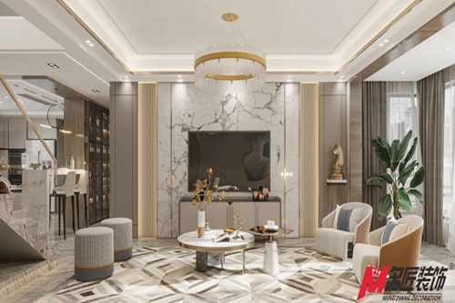 福州市龍湖&middot;觀宸現代風格四居室裝修案例