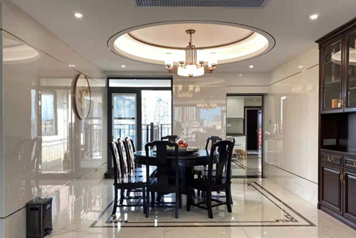 河源市福臨苑新中式風格別墅裝修案例