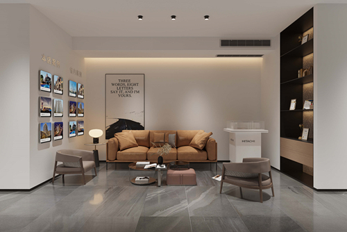 廣州市黃埔花園現代風格辦公空間裝修案例