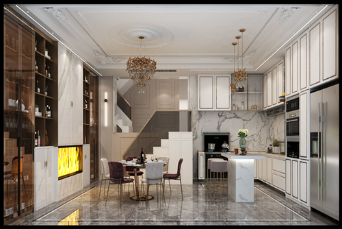 涼山彝族自治州碧桂園領(lǐng)地&middot;南山府(西昌)現(xiàn)代簡約風(fēng)格別墅裝修案例