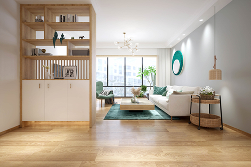 廣州市東華東路小區(qū)日式風(fēng)格三居室裝修案例