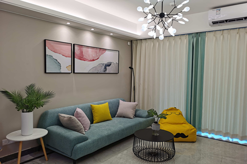 海口市都市森林現(xiàn)代簡約風格三居室裝修案例