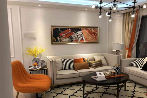 ?？谑心虾Ｐ腋R現代簡約風格三居室裝修案例