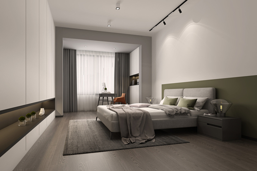 海口市奧林匹克花園現代簡約風格三居室裝修案例