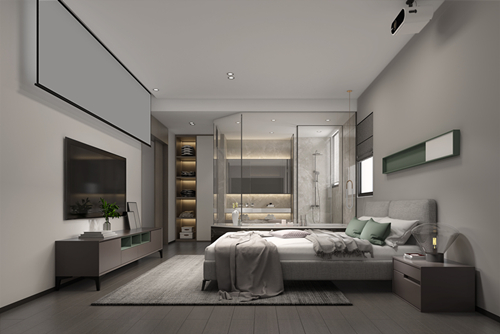 海口市都市森林現(xiàn)代簡約風格四居室裝修案例