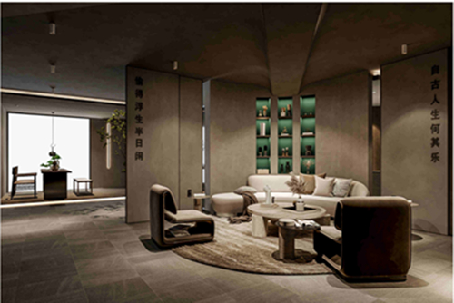 海口市濱江帝景現代簡約風格辦公空間裝修案例