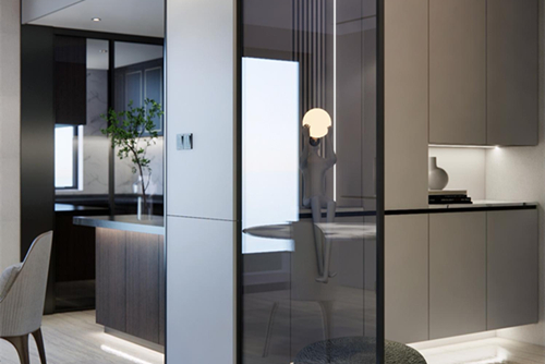 江門市碧桂園翡翠香堤現代風格三居室裝修案例