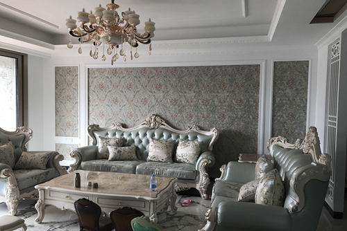 江門市富城大道住宅樓歐式風格復式裝修案例