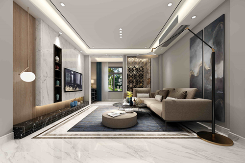 清遠市鳳凰小區(qū)現(xiàn)代簡約風格別墅裝修案例
