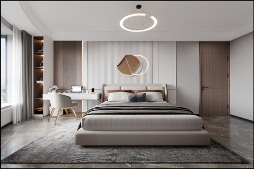 佛山市海倫堡菁華府現代風格三居室裝修案例