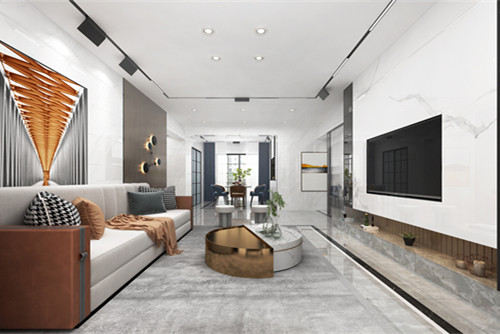 中山市金穗&middot;悅景臺輕奢風格五居室裝修案例