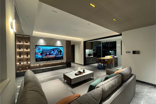 中山市樂陶居輕奢風(fēng)格三居室裝修案例