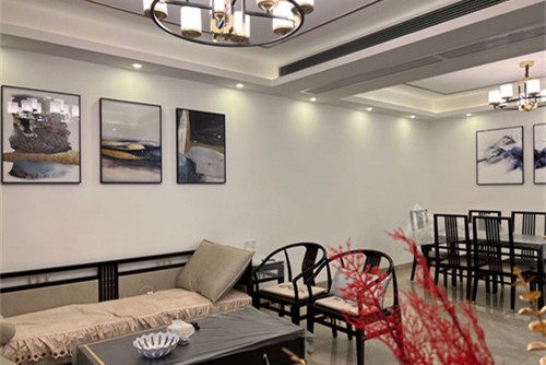 中山市吉寶盛世灣現代簡約風格三居室裝修案例