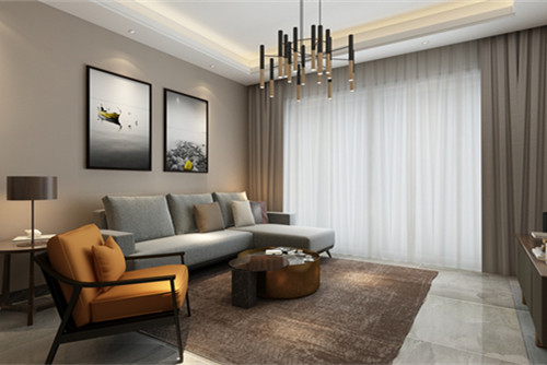 中山市華泰路現代簡約風格三居室裝修案例