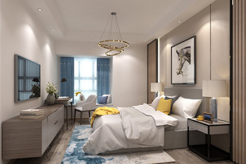 中山市萬科金悅華庭新中式風格別墅裝修案例