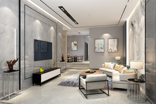 中山市南灣豪庭新中式風格別墅裝修案例