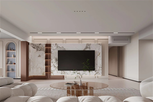 潮州市濱江雅居現(xiàn)代簡(jiǎn)約風(fēng)格四居室裝修案例