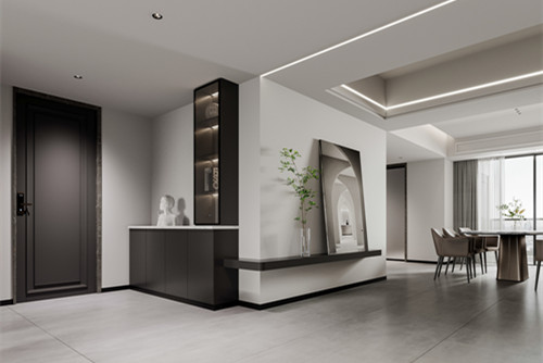 潮州市百合園現代簡約風格四居室裝修案例