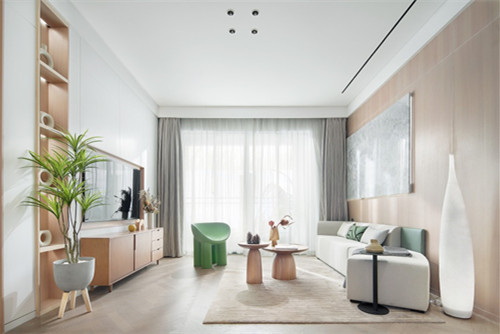 江門市東成家園北歐風格三居室裝修案例