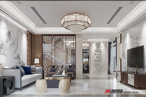 江門市柏麗灣現(xiàn)代簡約風格別墅裝修案例