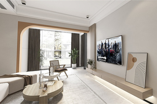 莆田市壩下新天地現(xiàn)代簡約風(fēng)格三居室裝修案例