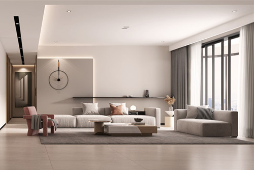 海口市四季華庭現(xiàn)代簡約風(fēng)格三居室裝修案例