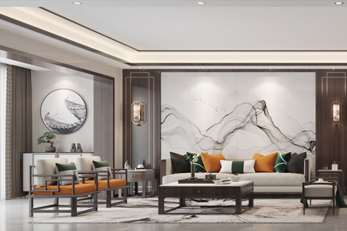 ?？谑心虾Ｐ腋R新中式風格四居室裝修案例