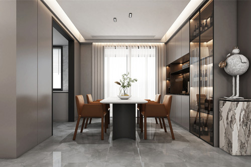 潮州市半小區(qū)現(xiàn)代簡(jiǎn)約風(fēng)格三居室裝修案例